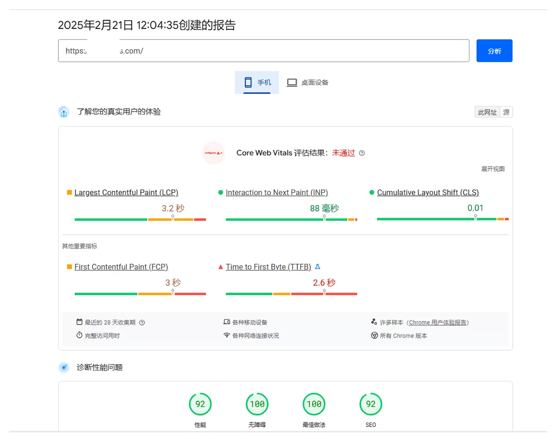 某外贸客户WordPress网站移动端优化案例